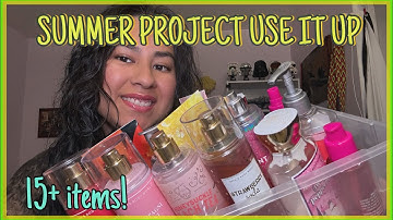 END OF SUMMER PROJECT USE IT UP/ PROJECT PAN! ⛱️ 🍉😎☀️15+ BATH AND BODY WORKS BODY CARE AND MORE!