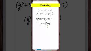 Factoring | (y^3 + 34)^2 - 49