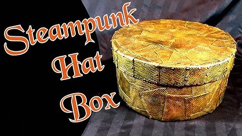How to make a simple hat box 📦