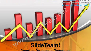 Finance Bar Graph With Arrow Business PowerPoint Templates ppt Themes 0912 Slides Backgrounds