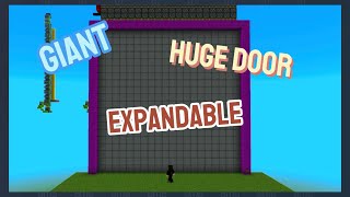 GIANT flying machine door! | Bedrock 1.21 TUTORIAL