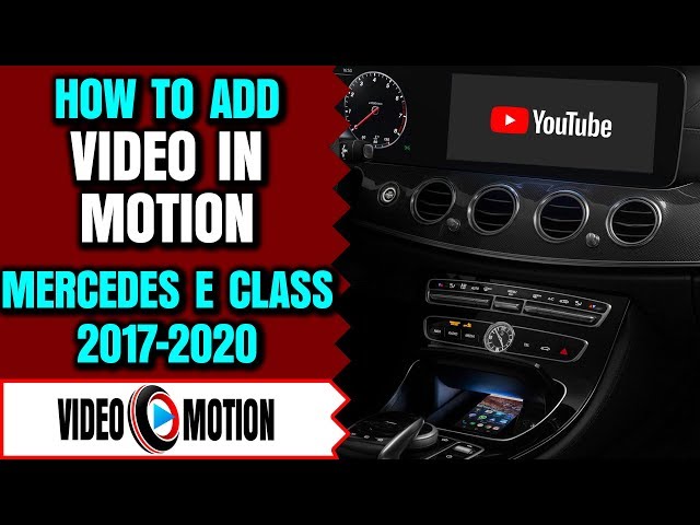 W213 Video In Motion, 2017-2019 Mercedes-Benz E-Class Video In Motion, DVD  Player While Driving, TV 