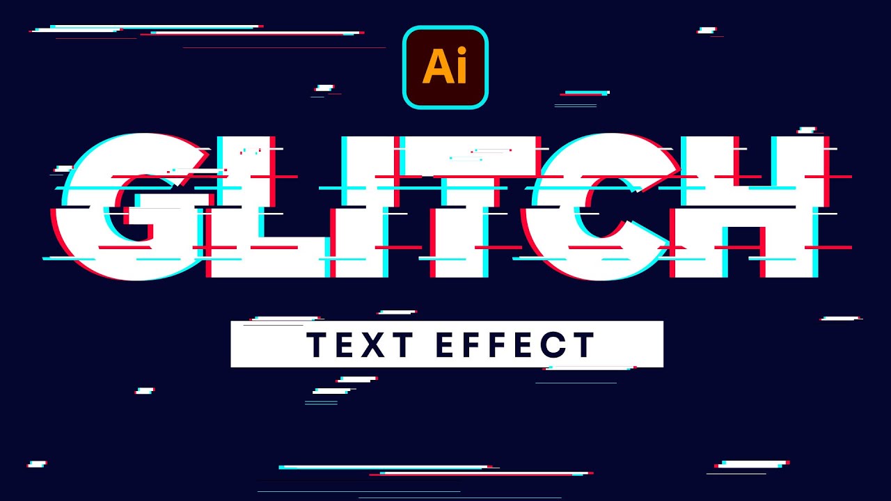 Glitch Effect On Text