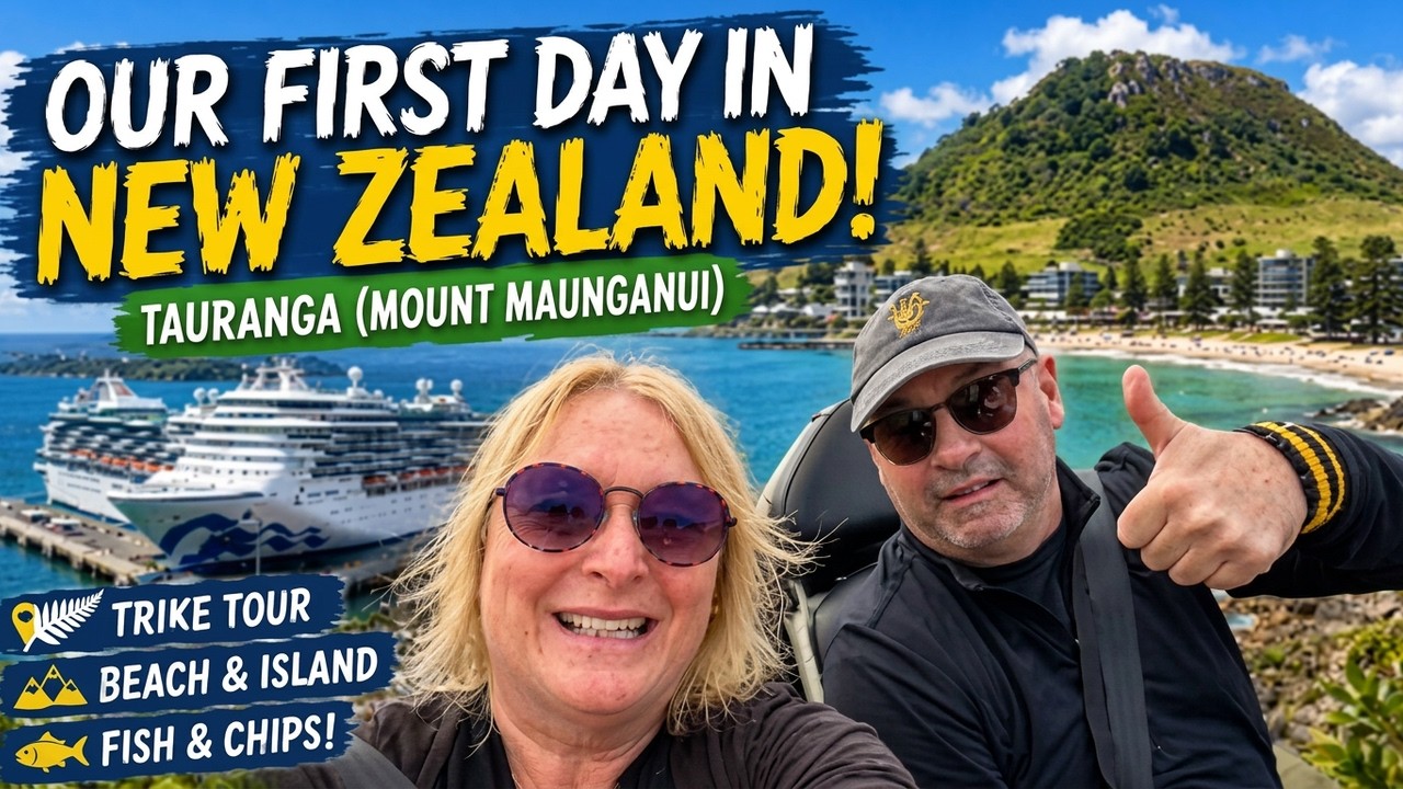 Crown Princess Arrives in New Zealand 🇳🇿 | Our Day in Tauranga & Mount Maunganui