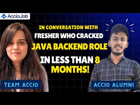 Landing Java Backend Developer Role in Less than 8 Months | AccioJob Alumni | Aman Shaikh