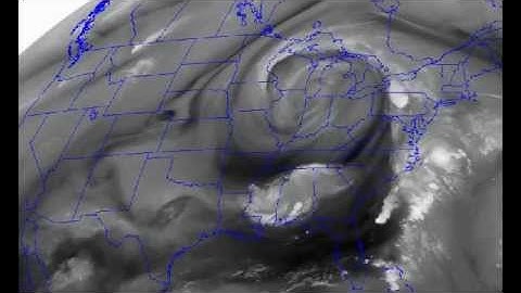 Strange Weather Radar Maps over North America!