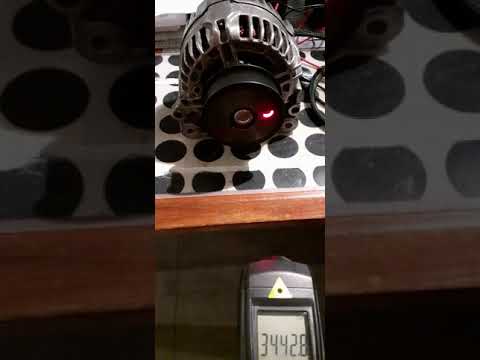Alternator PM motor rpm & torque.
