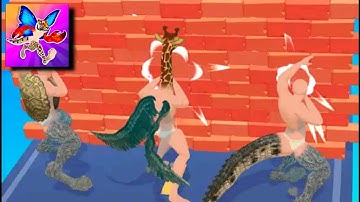 Merge Animals 3D Mobile Games Android, iOS Gameplay @racinggerms1989