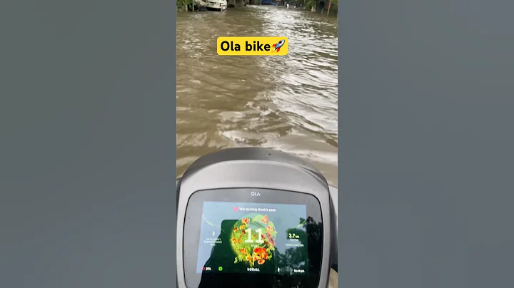 🤯Ola s1 pro 💥Real time 💥#ola #ev #trending #waterproof #rain #heavyrain #music