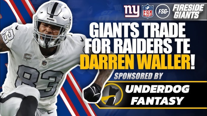 Giants acquire Pro Bowl tight end Darren Waller in blockbuster trade with  Raiders: report