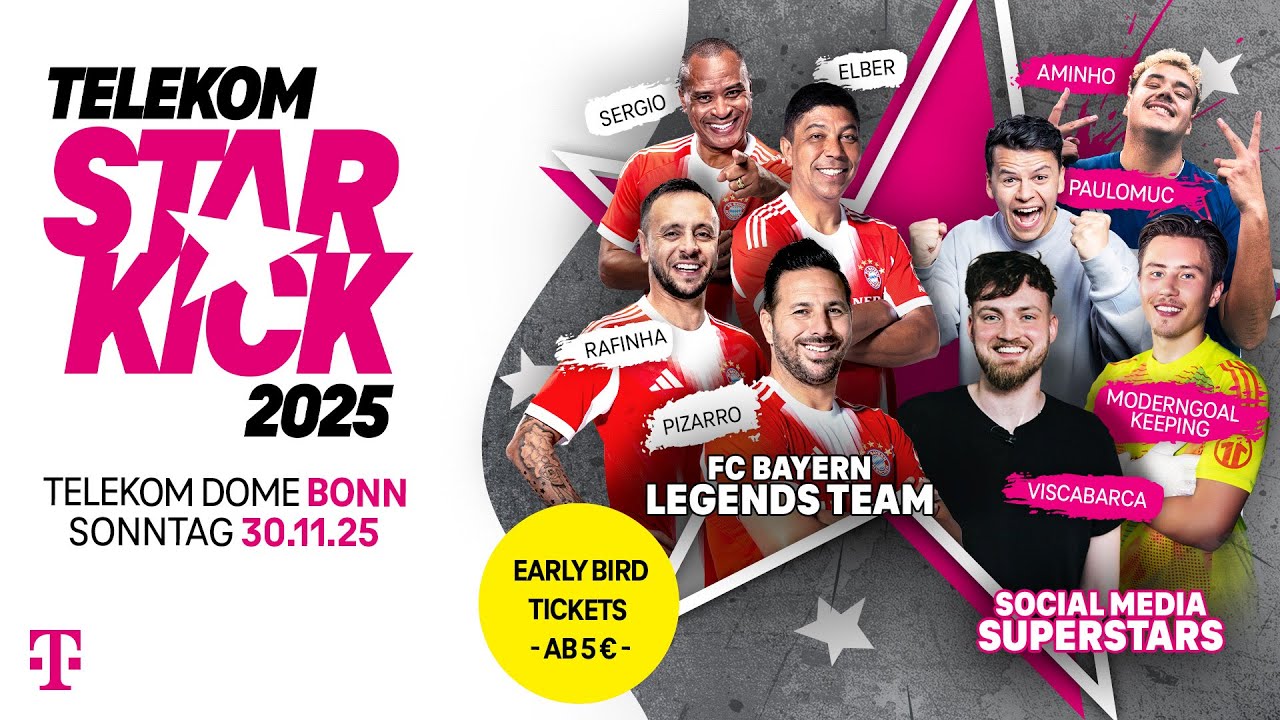 Trailer: Telekom Starkick 2025 | Das Fußball-Spektakel des Jahres! | MAGENTA SPORT