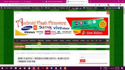 Mione I Flash File | MT6580 6.0 Hang Logo Fix | Blank Lcd Fix Firmware Stock Rom