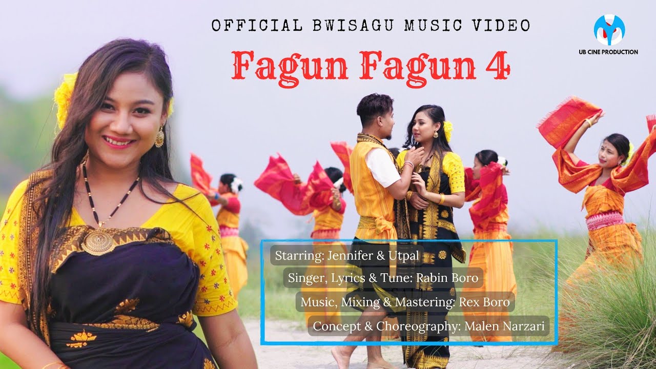 Fagun Fagun4  Jennifer  Utpal  Rabin Boro  Official Bwisagu Music Video 