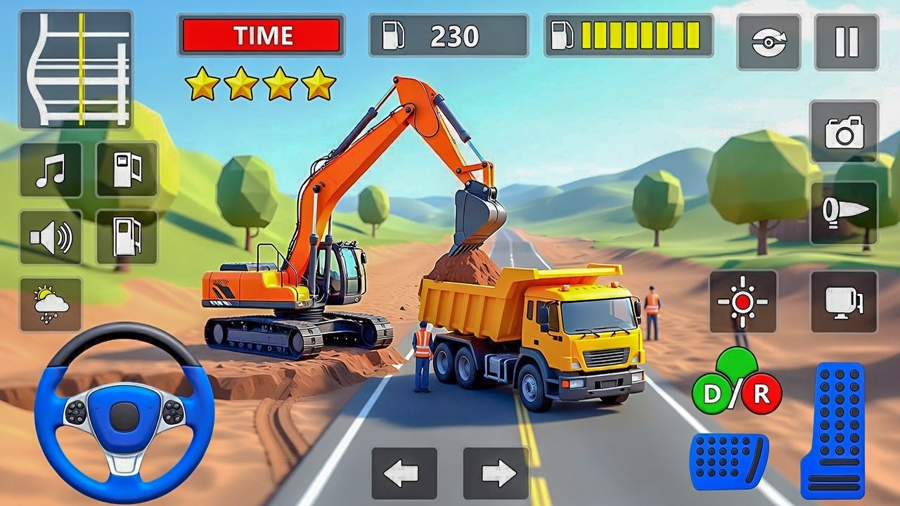 Mega Highway Builder Mission – JCB Excavator Simulator 3D – Android Gameplay #livestreaming