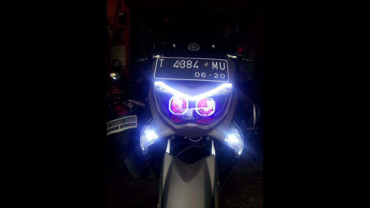 57 Modifikasi Lampu  Yamaha Nmax  Modifikasi Yamah NMAX 