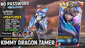 New!! Script Skin Kimmy Dragon Tamer - Frost Wing No Password - Full Effects