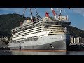 SCARLET LADY | amazing construction views at FINCANTIERI yard in Genoa (Italy) | 4K-Quality-Video