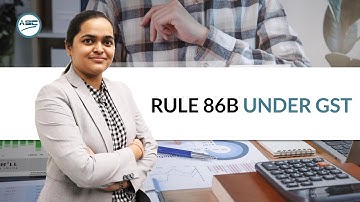 GST Rule 86B-Restrictions on use of amount available in Electronic Credit Ledger |CA Anshika Agarwal