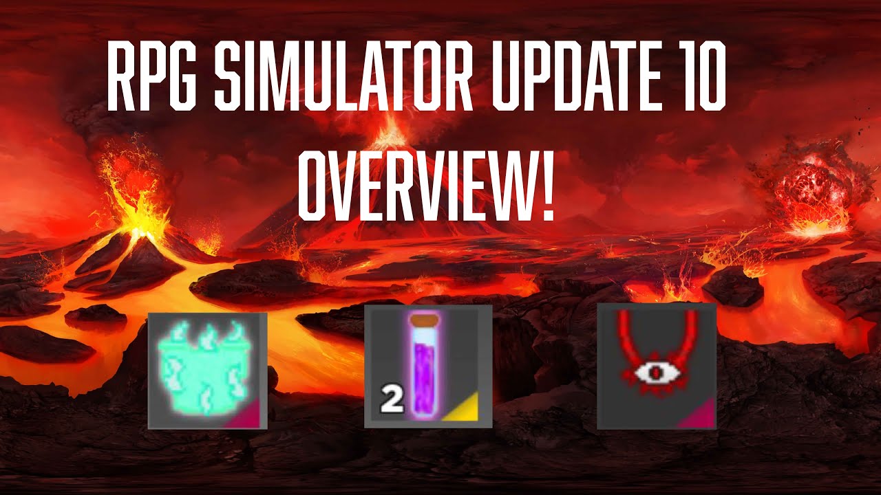 Roblox Rpg Simulator Update 10 Overview Youtube