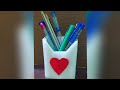 Penstand  bestoutofwaste  recycle idea  shorts handy mandy crafts 