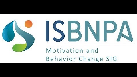 ISBNPA Webinar SIG Mot & Beh Change