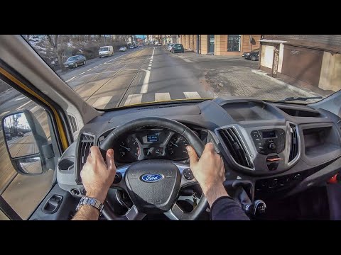 Ford Transit (2017) | 4K POV Test Drive #198 Joe Black