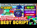 [🔥NEW] Escape Tsunami For Brainrot Script *NO KEY* AUTO PHANTOM EVENT | AUTO SUBMIT ORBS, OPEN CHEST