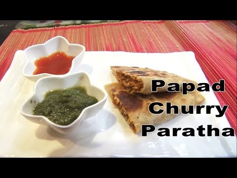 how-to-make-papad-churry-paratha-|-traditional-paratha-|-easy-to-make-recipe
