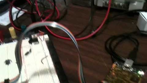 ATMEGA 32 Blink LED AVR Dragon