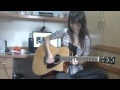 Juliana vieira  here we go again  paramore acoustic cover