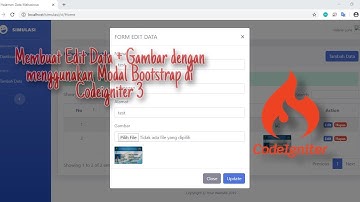 #13.  Edit Gambar menggunakan Modal pada Bootstrap Framework Codeigniter 3