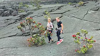 Kilauea Iki, Hawaii Hike Day - Part 2 crater floor