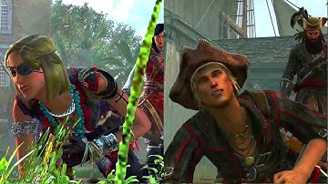 AC4 Multiplayer DLC New characters Siren,Stowaway,Shaman. New Maps Kingston,Charlestown preview