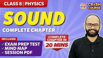 Sound Complete Chapter | Mindmap with Explanation | Class 8 |  BYJU