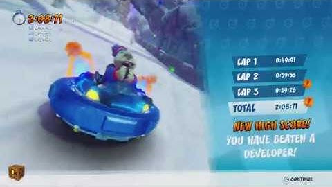 Crash Team Racing Nitro-Fueled - Developer Time (Polar Pass)
