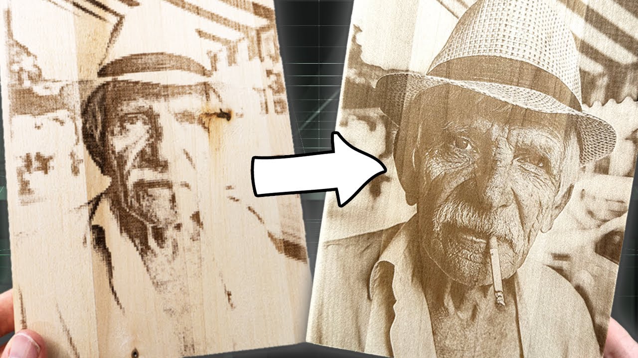 10 quick tips for laser engraving photos on wood YouTube