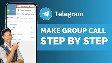How To Make A Call On Telegram Group | Telegram Group Call !