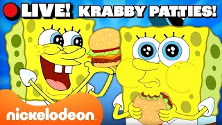 LIVE: Krabby Patty 24/7 Marathon!  | SpongeBob | Nicktoons