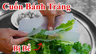 Cách Quấn Bánh Tráng Nhanh Gọn Lẹ , Con Nít Quấn Cũng Được K0 Bị Bể . Mẹo / Quấn Bánh Tráng Thịt heo