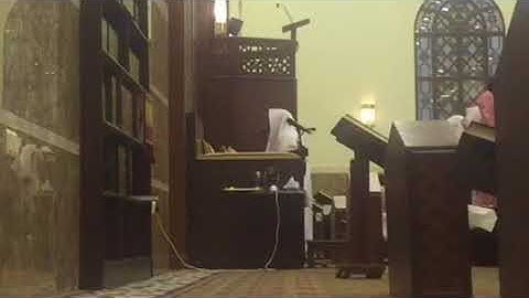 القارئ بدر التركي صلاة المغرب 1439/6/7 في بريدة جامع النصيان