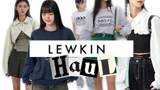 LEWKIN HAUL - Korean Fashion &amp; newest trends in Korea [ try on ]