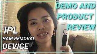 Ipl Hair Removal At Home Demo And Product Review