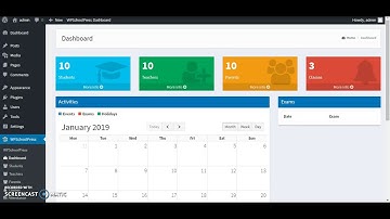 How to create classes on WPSchoolPress I School Management System I Tutorial