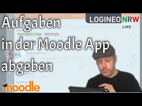 Logineo LMS: Aufgaben in der Moodle App (iPad) abgeben