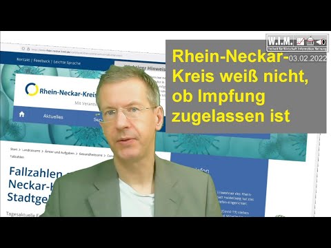 Rhein-Neckar-Kreis kann nicht sagen, ob Impfung überhaupt zugelassen ist
