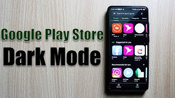 How to enable dark mode in google play store on Android