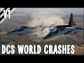 Wingless Landings, Bad Piloting, Crashes & More! V1 | DCS World 2.5 Modern Flight Sim Crashes