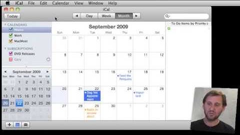New Ways To Edit Events in iCal (MacMost Now 296)