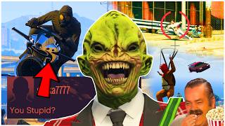 GTA Griefer gets TRIGGERED - Starts Cheating 😭