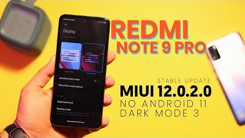 Redmi Note 9 Pro MIUI 12.0.2.0 India Stable Update | Android 11? | Bugs, Dark Mode 3.0 & More...🔥🔥